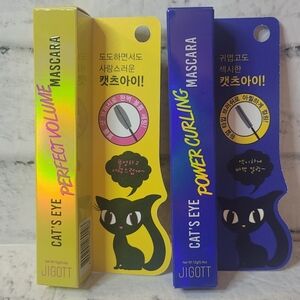 Jigott Cat`s Eye Mascara Curling & Volume Mascara Korean Cosmetics